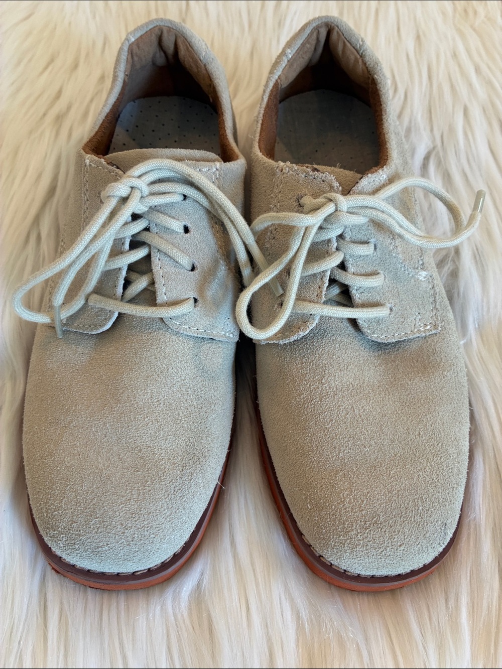 Boys Classic Suede Oxford Shoes